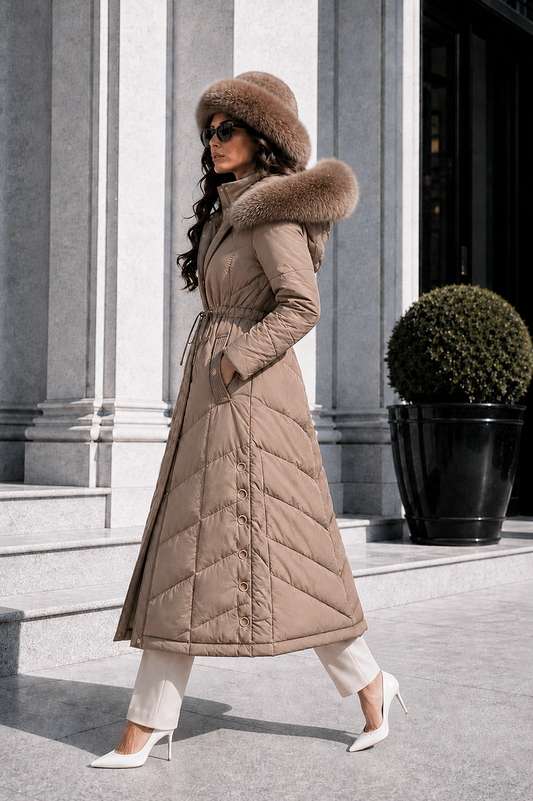 Parka MAXI XiXi™ 2 en 1 | Tecnología de Confort Térmico + Gorro de invierno