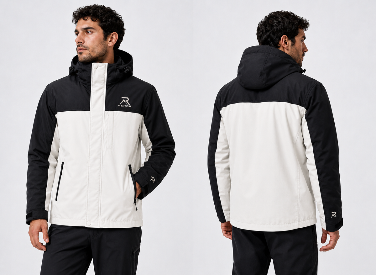 Casaca Hombre RENOR™ ALPINE 3 en 1 – Impermeable + Polar Térmico.