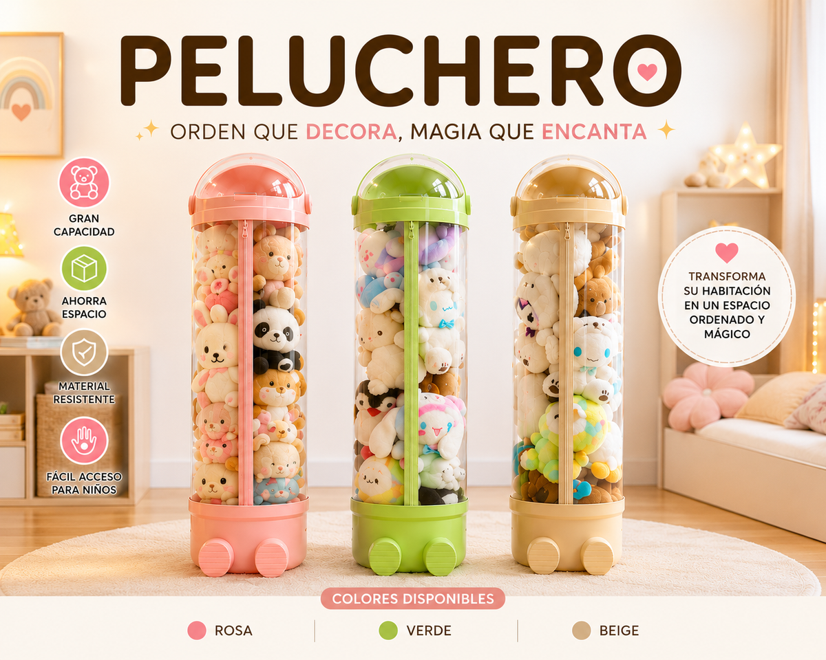 Organizador de Peluches Moderno Torre Decorativa