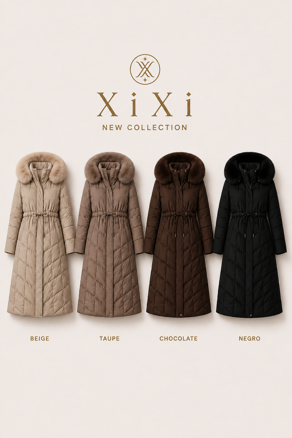 Parka MAXI XiXi™ 2 en 1 | Tecnología de Confort Térmico + Gorro de invierno