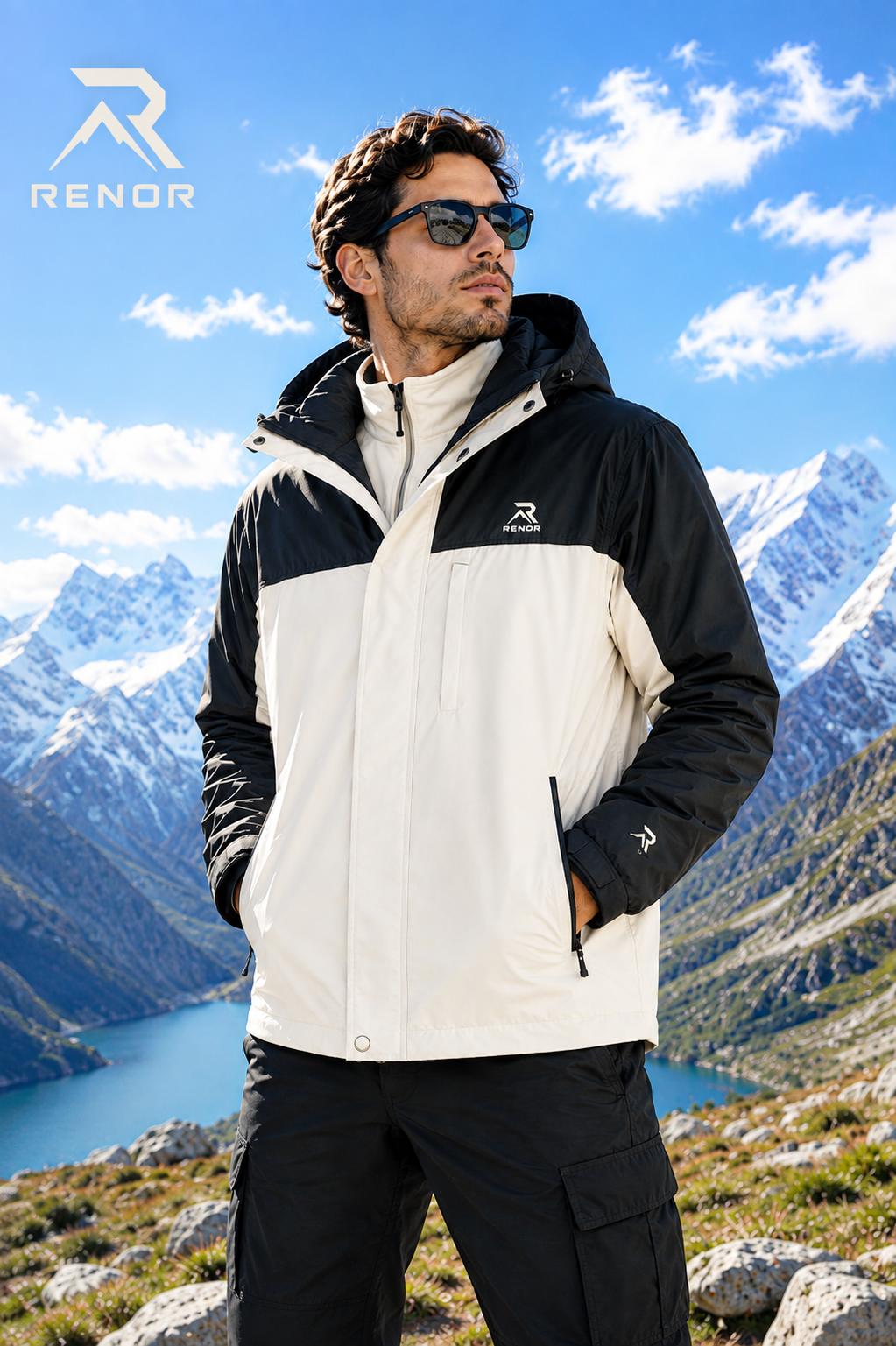 Casaca Hombre RENOR™ ALPINE 3 en 1 – Impermeable + Polar Térmico.