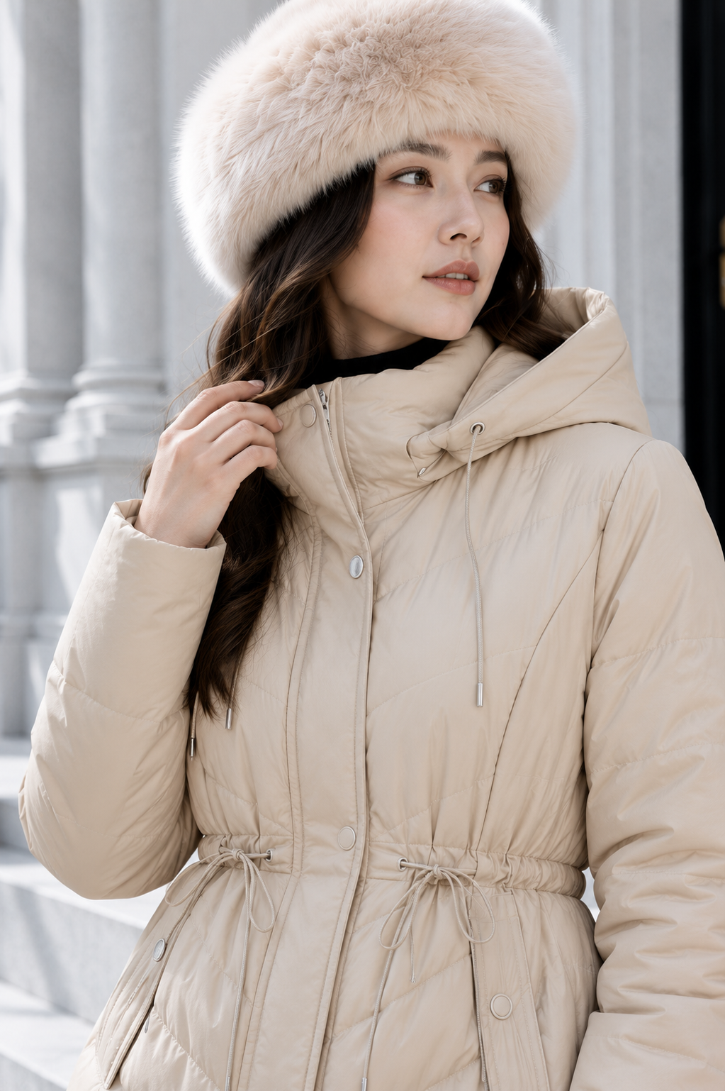 Parka MAXI XiXi™ 2 en 1 | Tecnología de Confort Térmico + Gorro de invierno