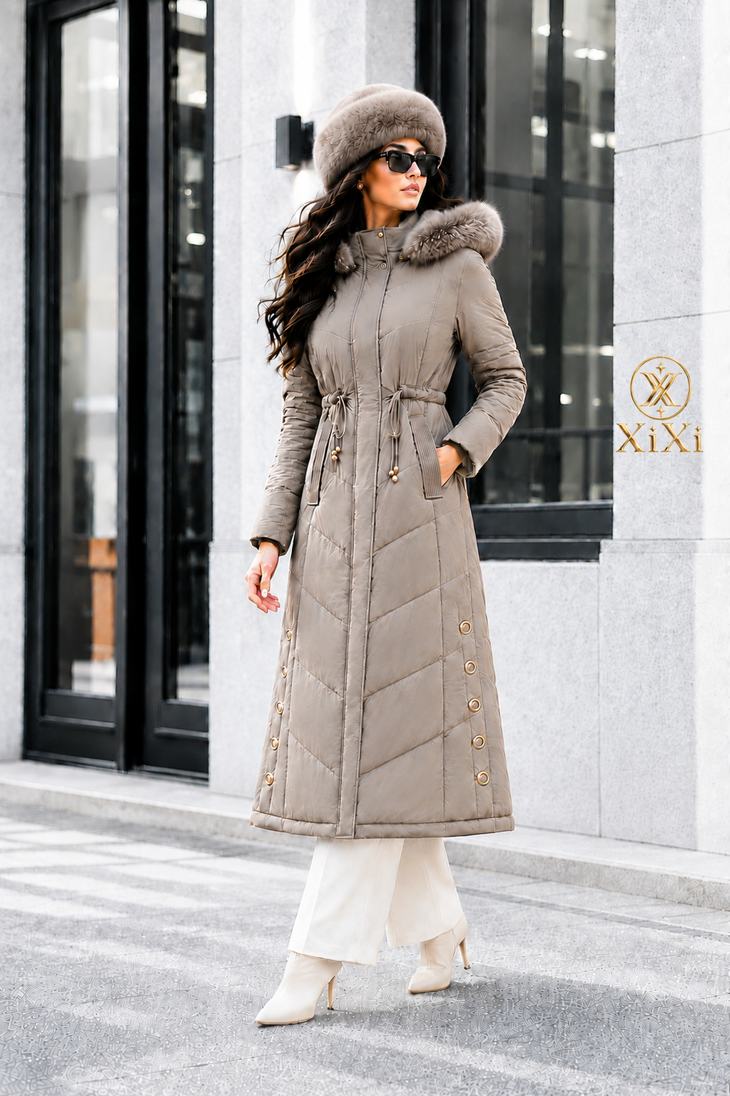 Parka MAXI XiXi™ 2 en 1 | Tecnología de Confort Térmico + Gorro de invierno