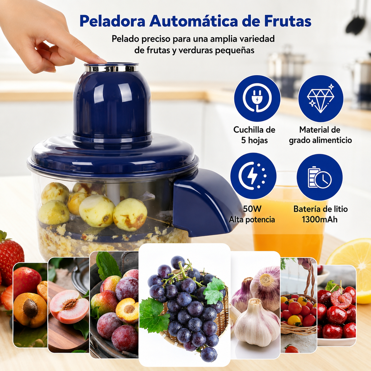 Maquina Peladora de Frutas y Verduras PelaMaster.