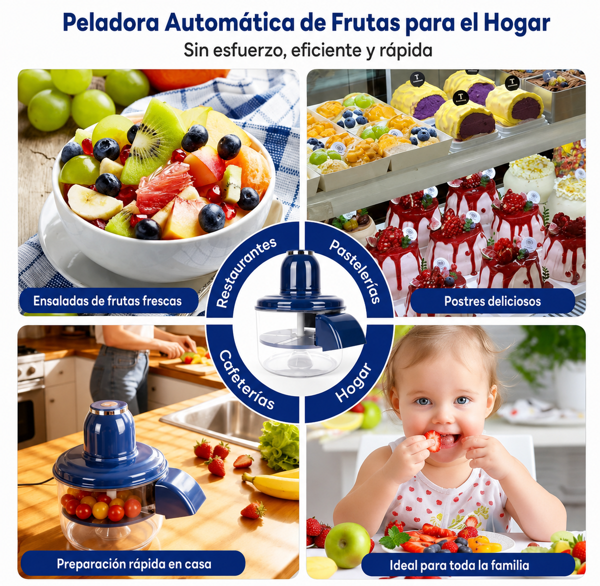 Maquina Peladora de Frutas y Verduras PelaMaster.