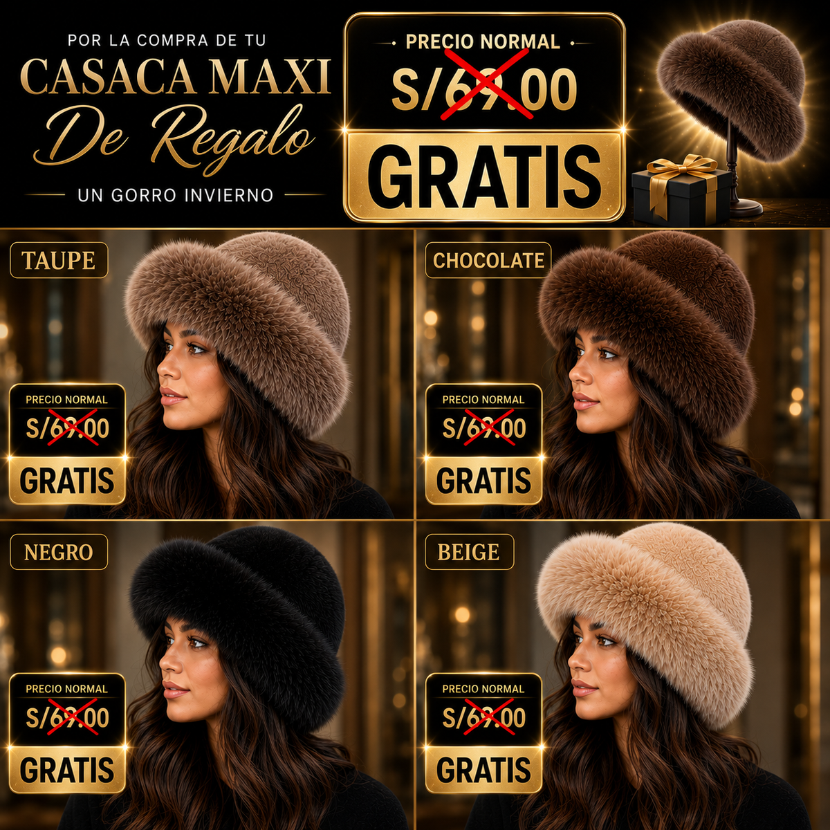 Parka MAXI XiXi™ 2 en 1 | Tecnología de Confort Térmico + Gorro de invierno